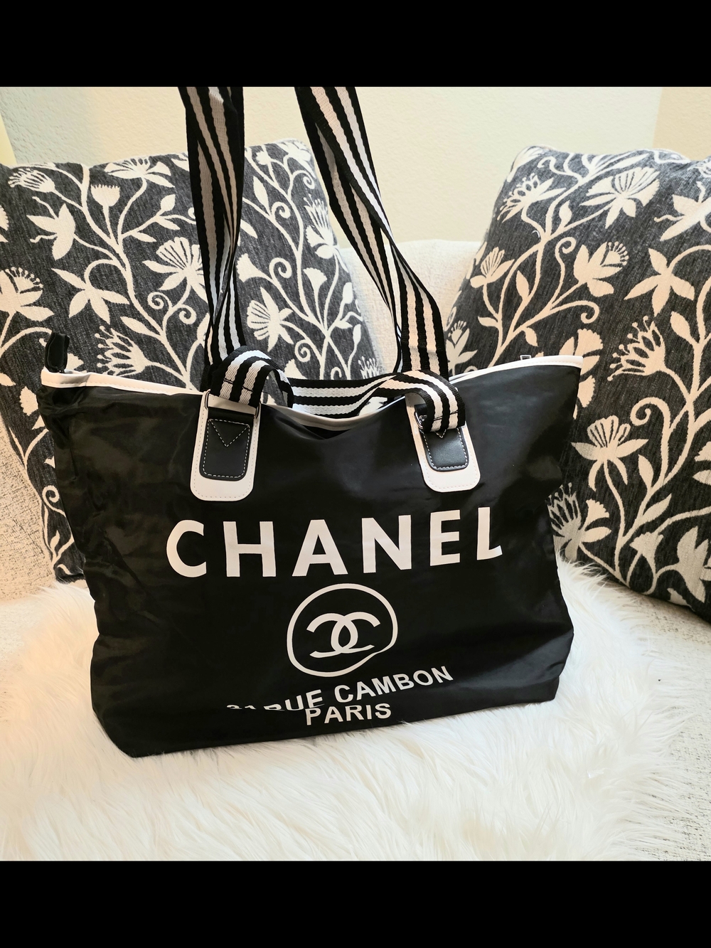 Black And White Totebag